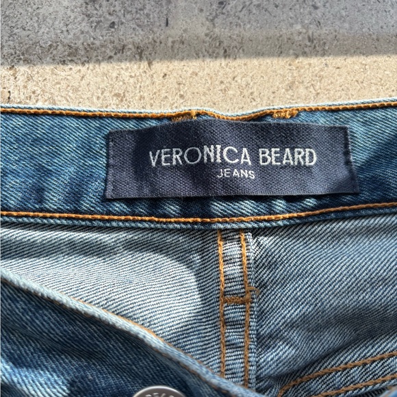 Veronica Beard high-rise wide leg jeans in Rebel stone - Picture 10 of 10